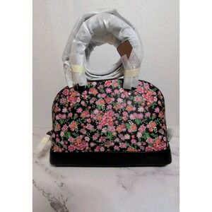 COACH F57621 Mini Sierra Satchel In Posey Cluster Floral Print Handbag Crossbody